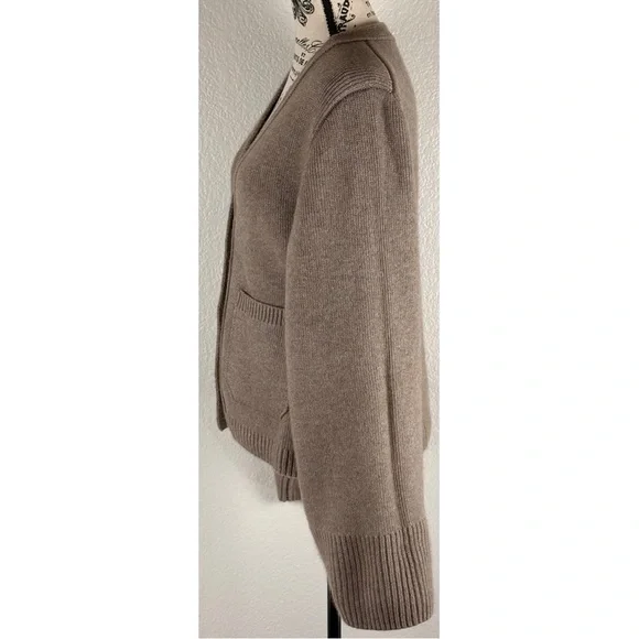 KHAITE NWT Scarlet Cashmere Cardigan Sweater Barley, size Medium - Picture 4 of 16